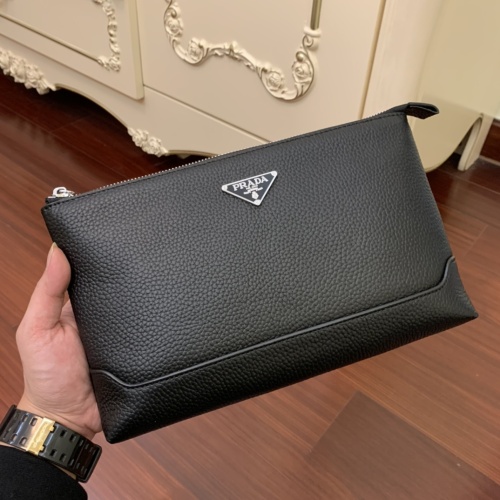 Prada AAA Man Wallets #1075836 $64.00 USD, Wholesale Replica Prada AAA Man Wallets