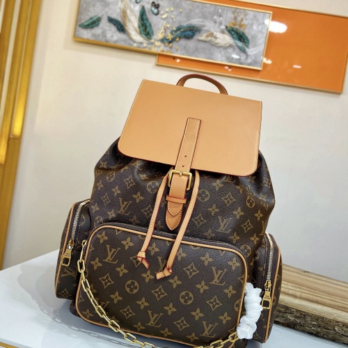 Louis Vuitton LV AAA Man Backpacks #1075904 $92.00 USD, Wholesale Replica Louis Vuitton LV AAA Man Backpacks