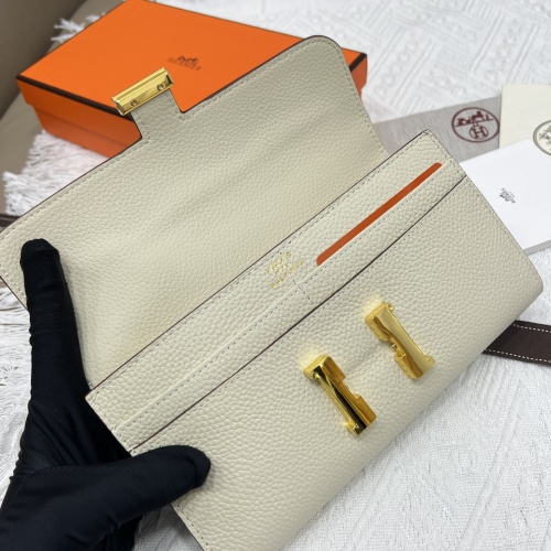 Replica Hermes AAA Quality Wallets #1076485 $52.00 USD for Wholesale