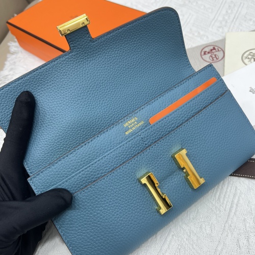 Replica Hermes AAA Quality Wallets #1076492 $52.00 USD for Wholesale