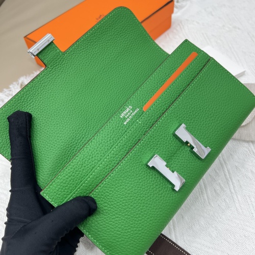 Replica Hermes AAA Quality Wallets #1076496 $52.00 USD for Wholesale