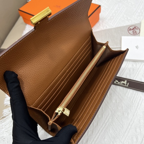 Replica Hermes AAA Quality Wallets #1076497 $52.00 USD for Wholesale