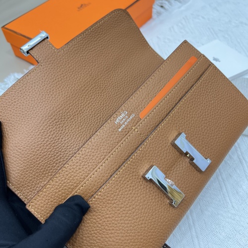 Replica Hermes AAA Quality Wallets #1076498 $52.00 USD for Wholesale