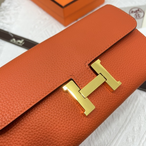 Replica Hermes AAA Quality Wallets #1076502 $52.00 USD for Wholesale