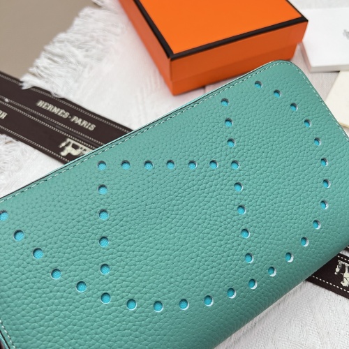 Replica Hermes AAA Quality Wallets #1076536 $52.00 USD for Wholesale