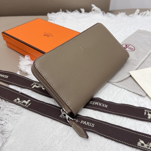 Replica Hermes AAA Quality Wallets #1076546 $52.00 USD for Wholesale