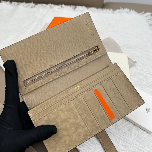 Replica Hermes AAA Quality Wallets #1076568 $52.00 USD for Wholesale