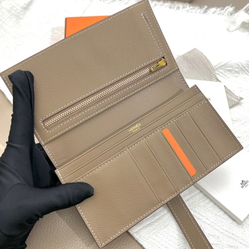 Replica Hermes AAA Quality Wallets #1076573 $52.00 USD for Wholesale