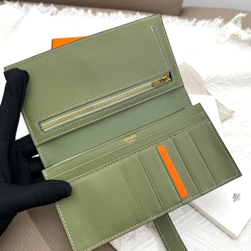 Replica Hermes AAA Quality Wallets #1076578 $52.00 USD for Wholesale