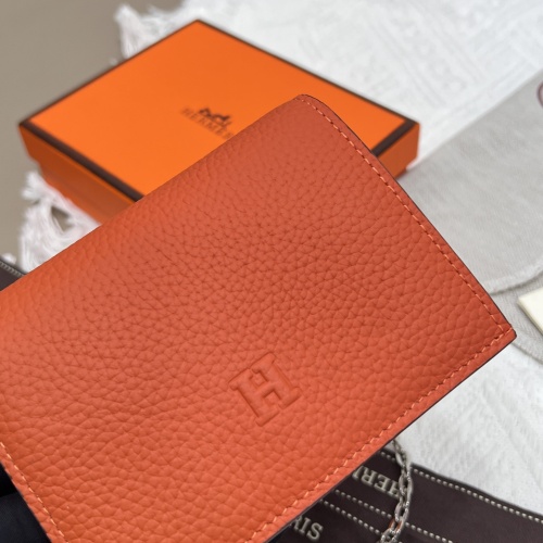 Replica Hermes AAA Quality Wallets #1076593 $48.00 USD for Wholesale