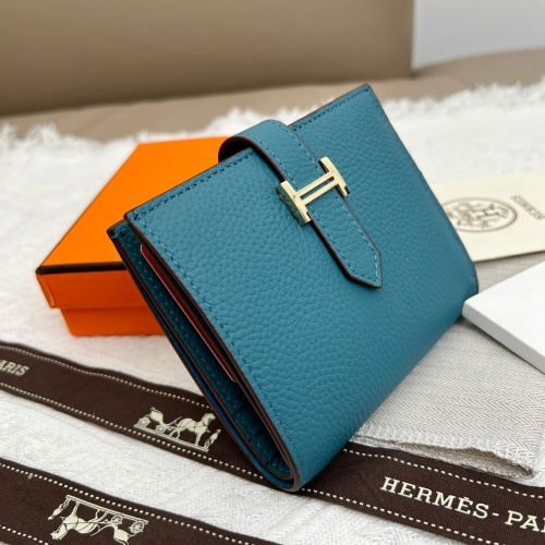 Replica Hermes AAA Quality Wallets #1076629 $48.00 USD for Wholesale