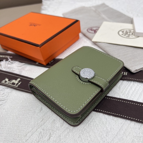 Replica Hermes AAA Quality Wallets #1076683 $40.00 USD for Wholesale