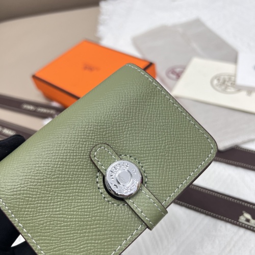 Replica Hermes AAA Quality Wallets #1076683 $40.00 USD for Wholesale