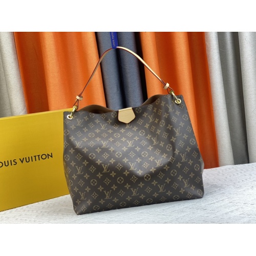 Louis Vuitton AAA Quality Shoulder Bags In Coffee For Women #1077049 $68.00 USD, Wholesale Replica Louis Vuitton AAA Quality Shoulder Bags