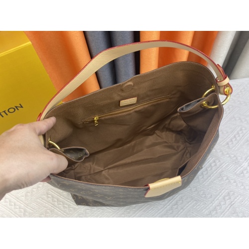 Replica Louis Vuitton AAA Quality Shoulder Bags In Coffee For Women #1077049 $68.00 USD for Wholesale