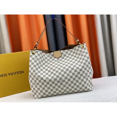 Louis Vuitton AAA Quality Shoulder Bags In Coffee For Women #1077051 $68.00 USD, Wholesale Replica Louis Vuitton AAA Quality Shoulder Bags