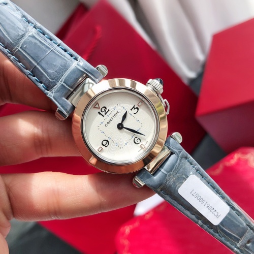 Cartier AAA Quality Watches For Women #1077620 $545.45 USD, Wholesale Replica Cartier AAA Quality Watches