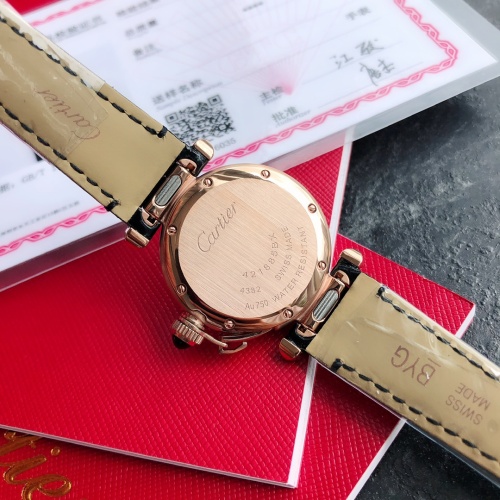 Replica Cartier AAA Quality Watches For Women #1077622 $545.45 USD for Wholesale