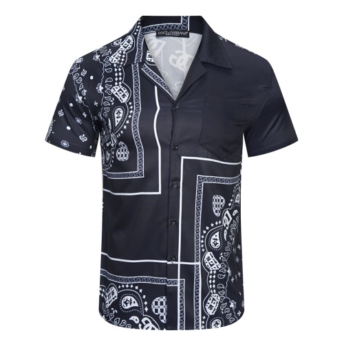 Dolce &amp; Gabbana D&amp;G Shirts Short Sleeved For Men #1081297 $36.00 USD, Wholesale Replica Dolce &amp; Gabbana D&amp;G Shirts