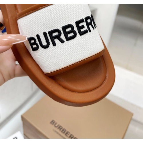 Replica Burberry Slippers For Women #1081852 $68.00 USD for Wholesale