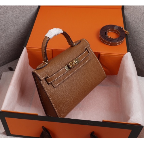 Replica Hermes AAA Quality Messenger Bags For Women #1082876 $82.00 USD for Wholesale