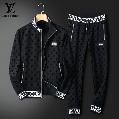 Louis Vuitton LV Tracksuits Long Sleeved For Men #1083651 $92.00 USD, Wholesale Replica Louis Vuitton LV Tracksuits