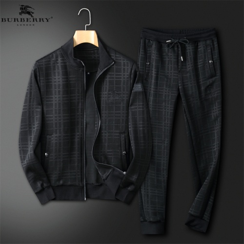 Burberry Tracksuits Long Sleeved For Men #1083652 $92.00 USD, Wholesale Replica Burberry Tracksuits