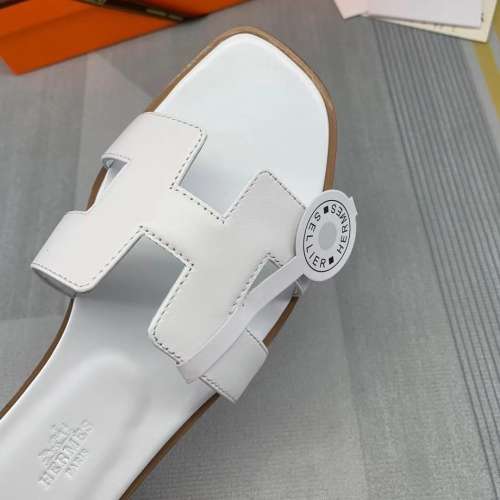 Replica Hermes Slippers For Women #1084066 $82.00 USD for Wholesale