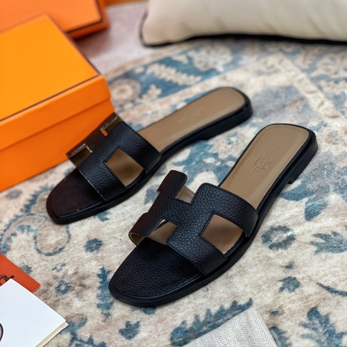 Hermes Slippers For Women #1084358 $64.00 USD, Wholesale Replica Hermes Slippers