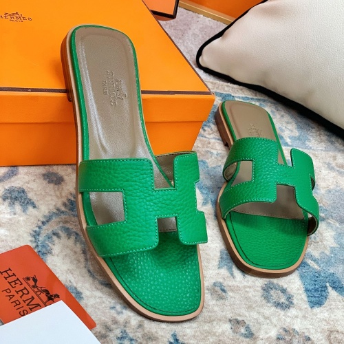 Replica Hermes Slippers For Women #1084360 $64.00 USD for Wholesale