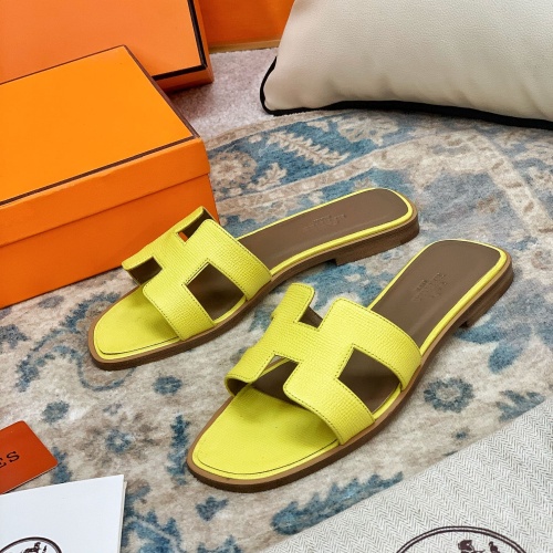 Hermes Slippers For Women #1084361 $64.00 USD, Wholesale Replica Hermes Slippers