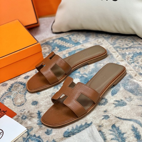 Hermes Slippers For Women #1084364 $64.00 USD, Wholesale Replica Hermes Slippers