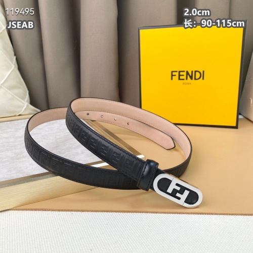 Replica Fendi AAA Quality Belts For Women #1084464 $48.00 USD for Wholesale