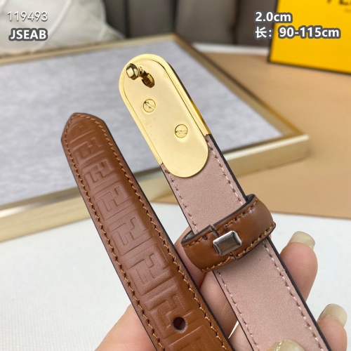 Replica Fendi AAA Quality Belts For Women #1084466 $48.00 USD for Wholesale