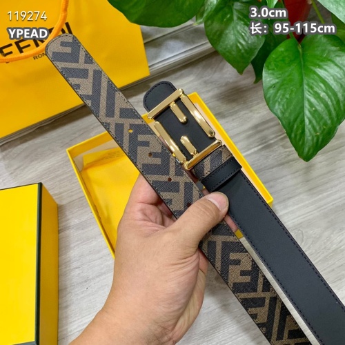 Replica Fendi AAA Quality Belts For Women #1084472 $56.00 USD for Wholesale