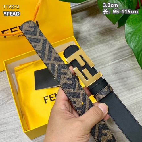 Replica Fendi AAA Quality Belts For Women #1084474 $56.00 USD for Wholesale