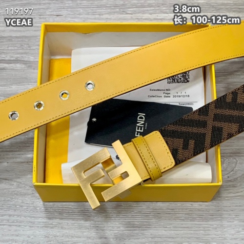 Replica Fendi AAA Quality Belts For Men #1084496 $60.00 USD for Wholesale