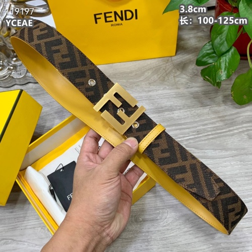 Replica Fendi AAA Quality Belts For Men #1084496 $60.00 USD for Wholesale