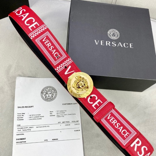 Replica Versace AAA Quality Belts For Men #1085380 $68.00 USD for Wholesale