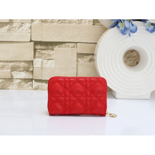 Replica Christian Dior Wallets For Women #1086475 $17.00 USD for Wholesale