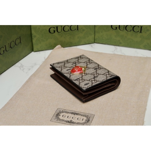 Replica Gucci AAA Quality Wallets For Unisex #1087704 $42.00 USD for Wholesale