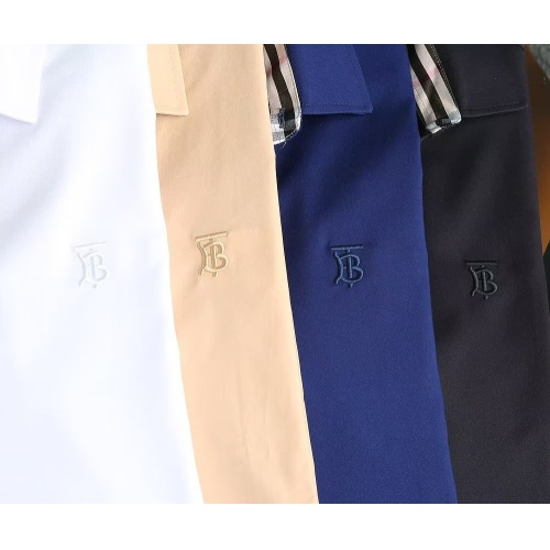 Replica Burberry Shirts Long Sleeved For Men #1087773 $40.00 USD for Wholesale