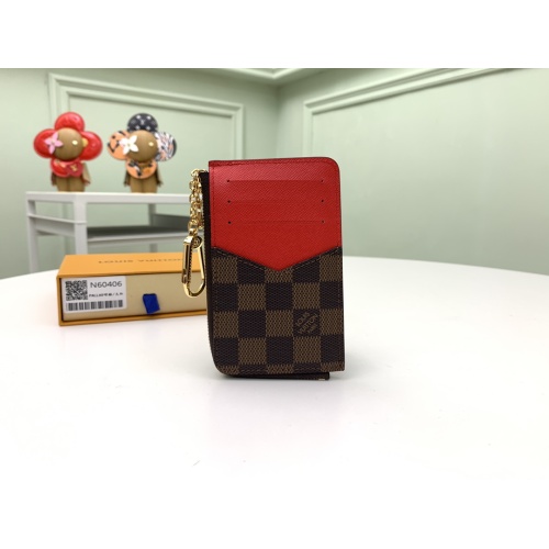 Replica Louis Vuitton AAA Quality Card Case In Red For Women #1087843 $64.00 USD for Wholesale