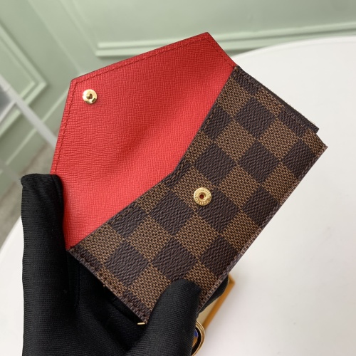 Replica Louis Vuitton AAA Quality Card Case In Red For Women #1087843 $64.00 USD for Wholesale