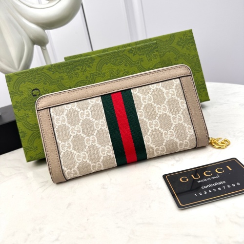 Replica Gucci AAA Quality Wallets For Unisex #1087875 $42.00 USD for Wholesale