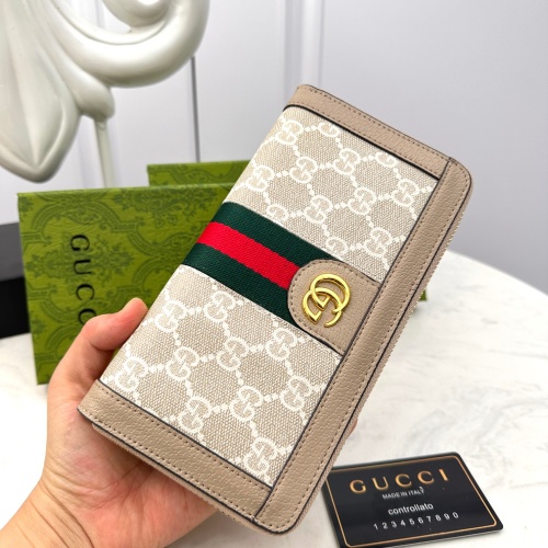 Replica Gucci AAA Quality Wallets For Unisex #1087875 $42.00 USD for Wholesale