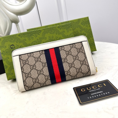 Replica Gucci AAA Quality Wallets For Unisex #1087876 $42.00 USD for Wholesale