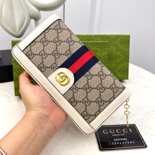 Replica Gucci AAA Quality Wallets For Unisex #1087876 $42.00 USD for Wholesale