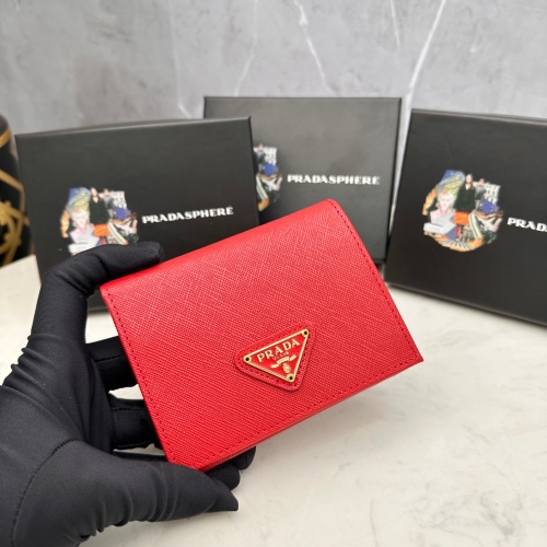 Prada AAA Quality Wallets For Women #1087901 $40.00 USD, Wholesale Replica Prada AAA+ Quality Wallets