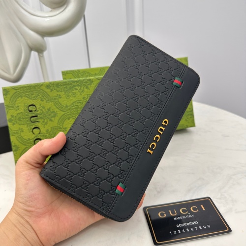 Replica Gucci AAA Man Wallets #1088061 $42.00 USD for Wholesale